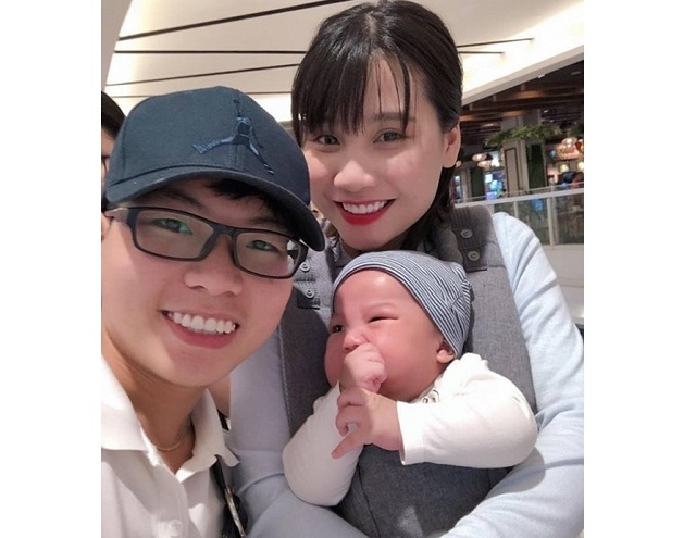 Hình ảnh hạnh phúc của cặp vợ chồng trẻ Thanh Thanh và Khánh Đặng