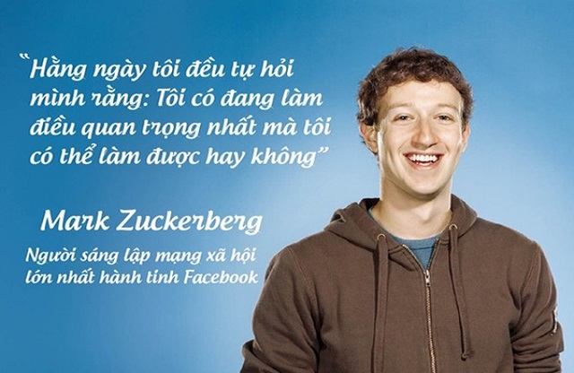 Mark trở thành tỷ phú trẻ tuổi sau khi thành công phát triển ứng dụng Facebook